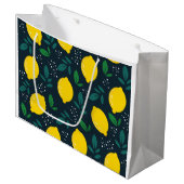 Lemon Große Geschenktüte (Vorderseite Schrägansicht)