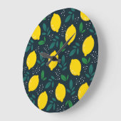 Lemon Große Wanduhr (Winkel)