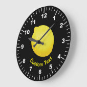 Lemon Große Wanduhr (Winkel)