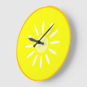 Lemon Große Wanduhr (Winkel)