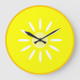 Lemon Große Wanduhr
