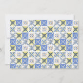 Lemon Grove Foto Italienische Landschaft Hochzeit Save The Date (Rückseite)