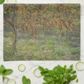 Lemon Grove in Bordighera von Claude Monet Geschirrtuch (Gefaltet)