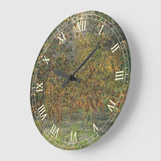 Lemon Grove in Bordighera von Claude Monet Große Wanduhr (Winkel)