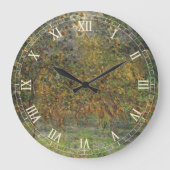 Lemon Grove in Bordighera von Claude Monet Große Wanduhr (Vorderseite)