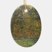 Lemon Grove in Bordighera von Claude Monet Keramik Ornament (Hinten)