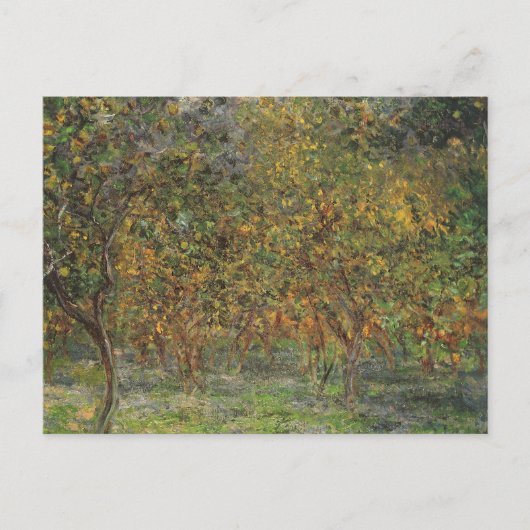 Lemon Grove in Bordighera von Claude Monet Postkarte (Vorderseite)