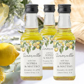 Lemon Grove Italian Wedding Limoncello Gevor Alkoholflaschenetikett