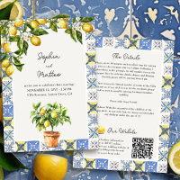 Lemon Grove Italienische Hochzeitsdetails und Webs