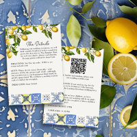 Lemon Grove Italienische Landschaft Hochzeit Detai