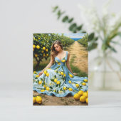 Lemon Grove Lady Postkarte (Stehend Vorderseite)