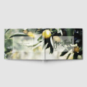 Lemon Grove | Moderne Hochzeit von Gelb und Grün Gästebuch (Voll)