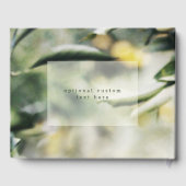 Lemon Grove | Moderne Hochzeit von Gelb und Grün Gästebuch (Rückseite)