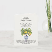 Lemon Grove Programm für Hochzeiten in Italien (Vorderseite)