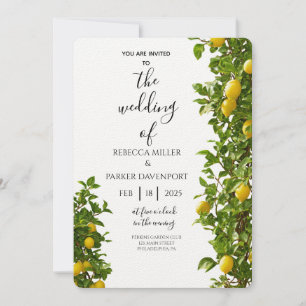 Lemon Grove Romance Einladung zur Hochzeit