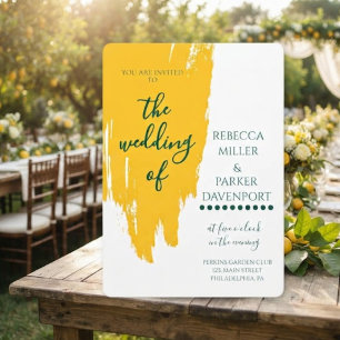 Lemon Grove Romance Einladung zur Hochzeit