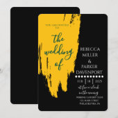 Lemon Grove Romance Einladung zur Hochzeit (Vorne/Hinten)