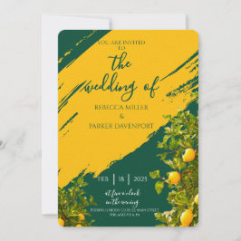 Lemon Grove Romance Einladung zur Hochzeit