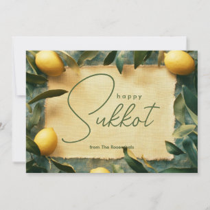 Lemon Grove Sukkot Grußkarte Einladung