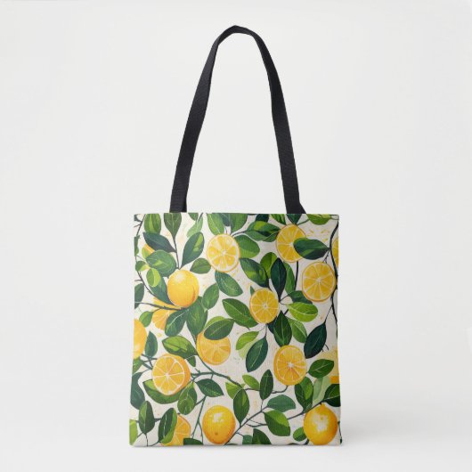 "Lemon Grove Tote Bag" Tasche (Vorderseite)