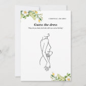 Lemon Guess Brautkleid Brautparty Card Einladung (Vorderseite)