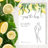 Lemon Guess the Dress Brautparty Game