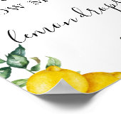 Lemon Guess Wie viele Spielzeichen Poster (Ecke)