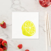 Lemon Half Cocktail Napkins Serviette (Beispiel)