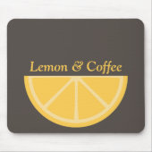 Lemon Half Slice Mousepad (Vorne)