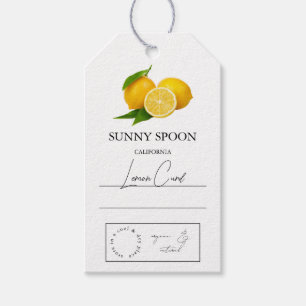Lemon Hang Tag Geschenkanhänger