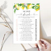 Lemon He sagte, sie habe Brautparty-Spiel