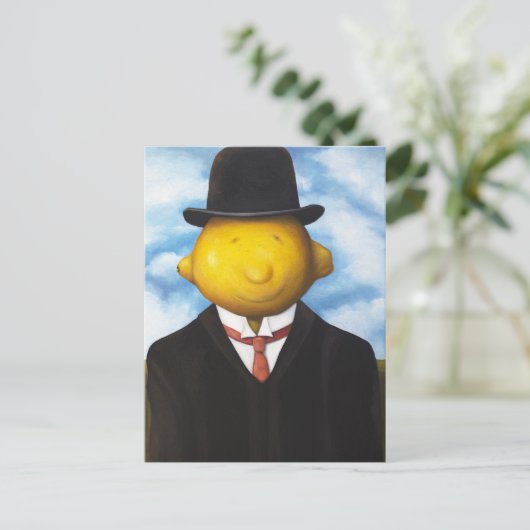 Lemon Head Postkarte (Stehend Vorderseite)