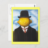 Lemon Head Postkarte (Vorne/Hinten)