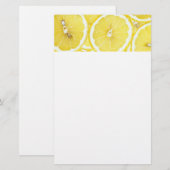 Lemon Hintergrund Briefpapier (Vorne/Hinten)