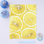 Lemon Hintergrund Flyer (Einzeln)