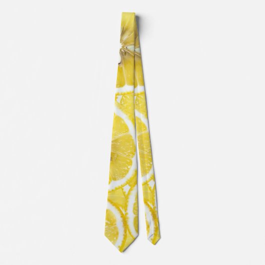 Lemon Hintergrund Krawatte (Vorderseite)