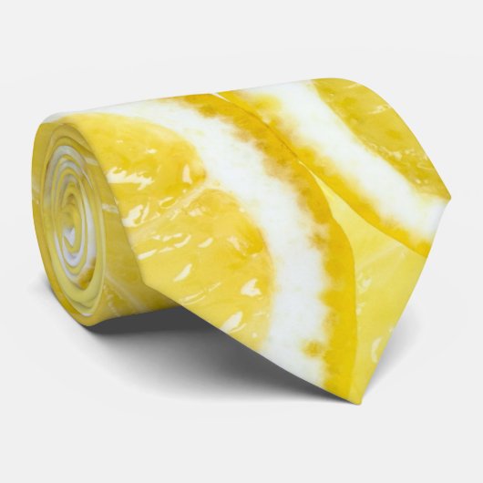 Lemon Hintergrund Krawatte (Gerollt)