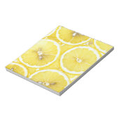 Lemon Hintergrund Notizblock (Rotiert)