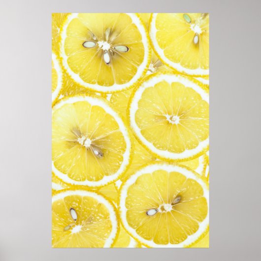 Lemon Hintergrund Poster (Vorne)