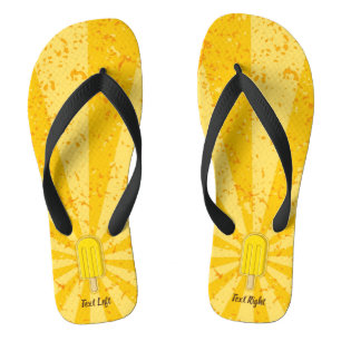 Lemon Ice Cream Stick Badesandalen