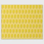 Lemon Ice Cream Stick Geschenkpapier (Flach)