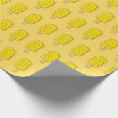 Lemon Ice Cream Stick Geschenkpapier (Ecke)