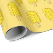 Lemon Ice Cream Stick Geschenkpapier (Rolleneckpunkt)