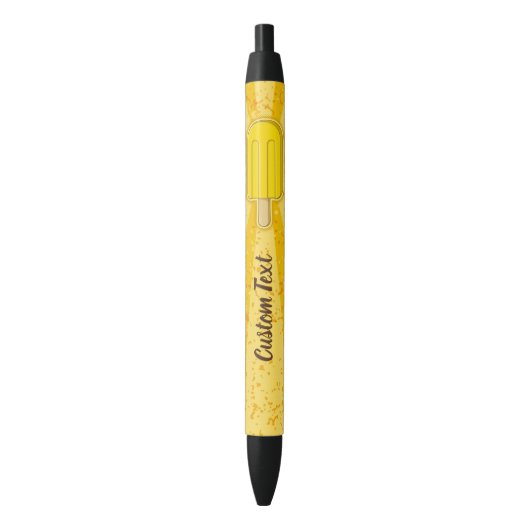 Lemon Ice Cream Stick Kugelschreiber (Vorderseite Vertikal)