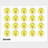 Lemon Icecream Sticker (Blatt)