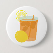 Lemon Iced Tea Button (Vorderseite)