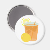 Lemon Iced Tea Magnet (Vorderseite/Rückseite)