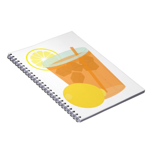 Lemon Iced Tea Notizblock (Rechte Seite)