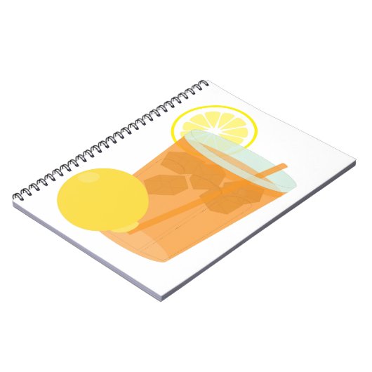 Lemon Iced Tea Notizblock (Linke Seite)