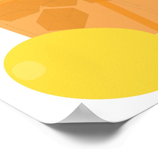 Lemon Iced Tea Poster (Ecke)